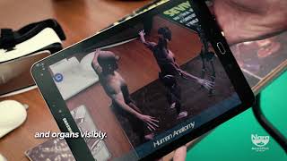 Skeletal and muscular system training with Augmented Reality