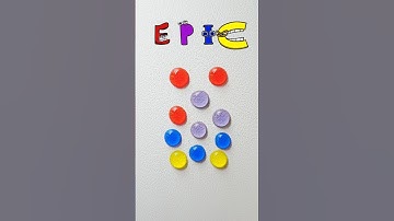 Epic waterdropart colormix full version #alphabetlore #numberlore #italianbrainrot