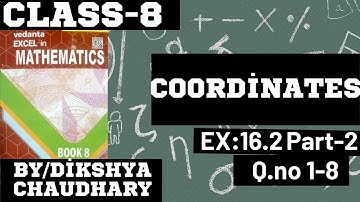 Class 8//Coordinates EX:16.2 part 2