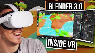 How To Setup Blender 3.0 To Use In VR | Quest 2 & Steam VR screenshot 4