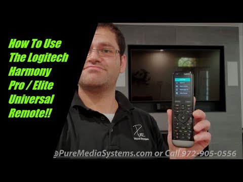 How To Use the Logitech Harmony Pro (and Harmony Elite) Universal Remote