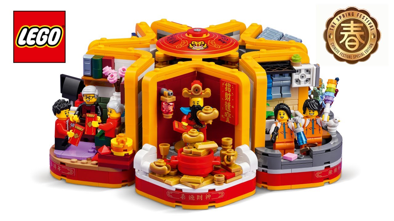 LEGO Mondneujahrstraditionen (80108) - Speed build