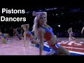 Detroit Pistons Dancers - NBA Dancers - 12/26/2019 dance performance - Pistons vs Wizards