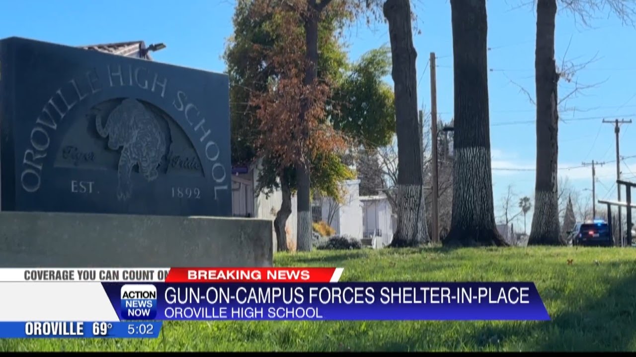 Oroville High School student taken into custody after bringing gun to campus