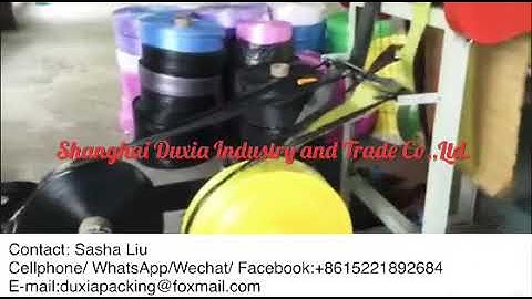 Double layer semi-automatic garbage bag making machine