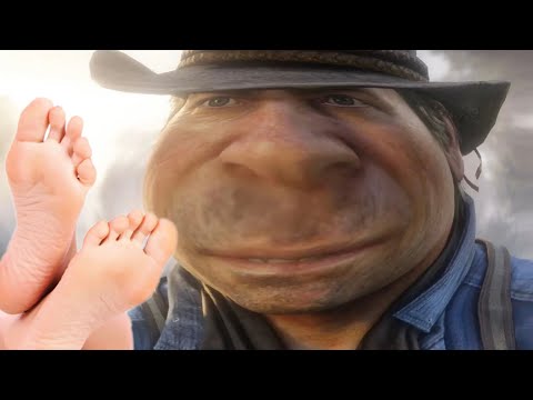 Arthur Morgan has a foot fetish