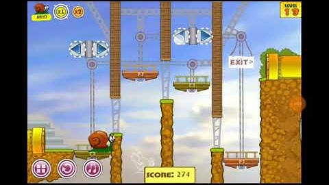 Snail Bob Level 13 Walkthrough