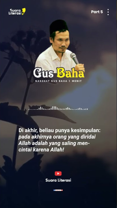 Part 5 - Ngaji Gus Baha 1 Menit || Ngaji Singkat Gus Baha