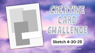 3-Layer Card Sketch Challenge | Easy Layout for Stunning Handmade Cards