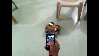 Celebrity dtmf based mobile controlled wireless robot Profile