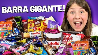 MISTURAMOS TODOS OS CHOCOLATES PARA FAZER UM GIGANTE!