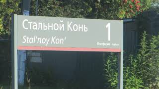 22.09.2025. Россия. Орловская область. Железнодорожная станция Стальной Конь