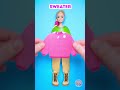 ❄️ Doll Is Freezing! Dress Her Warm 🧥😲 #shorts #kids