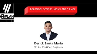 EPLAN Terminal Strips:  Easier Than Ever
