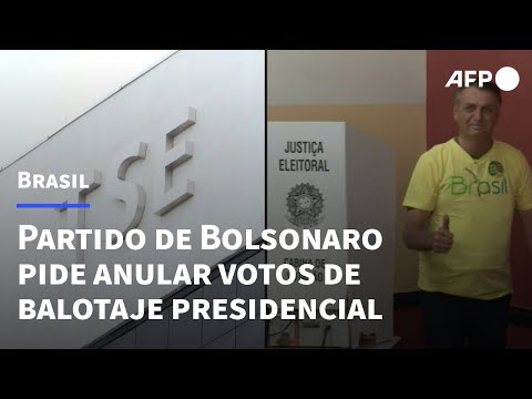 Partido de Bolsonaro pide anular votos por “errores” que dieron triunfo a Lula | AFP