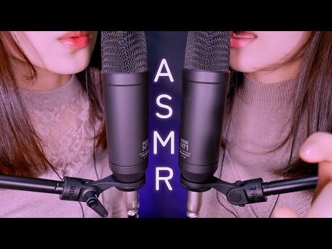 ASMR 両耳舌ひらひら | 口の音 | Mouth sounds | Tongue Fluttering | No Talking