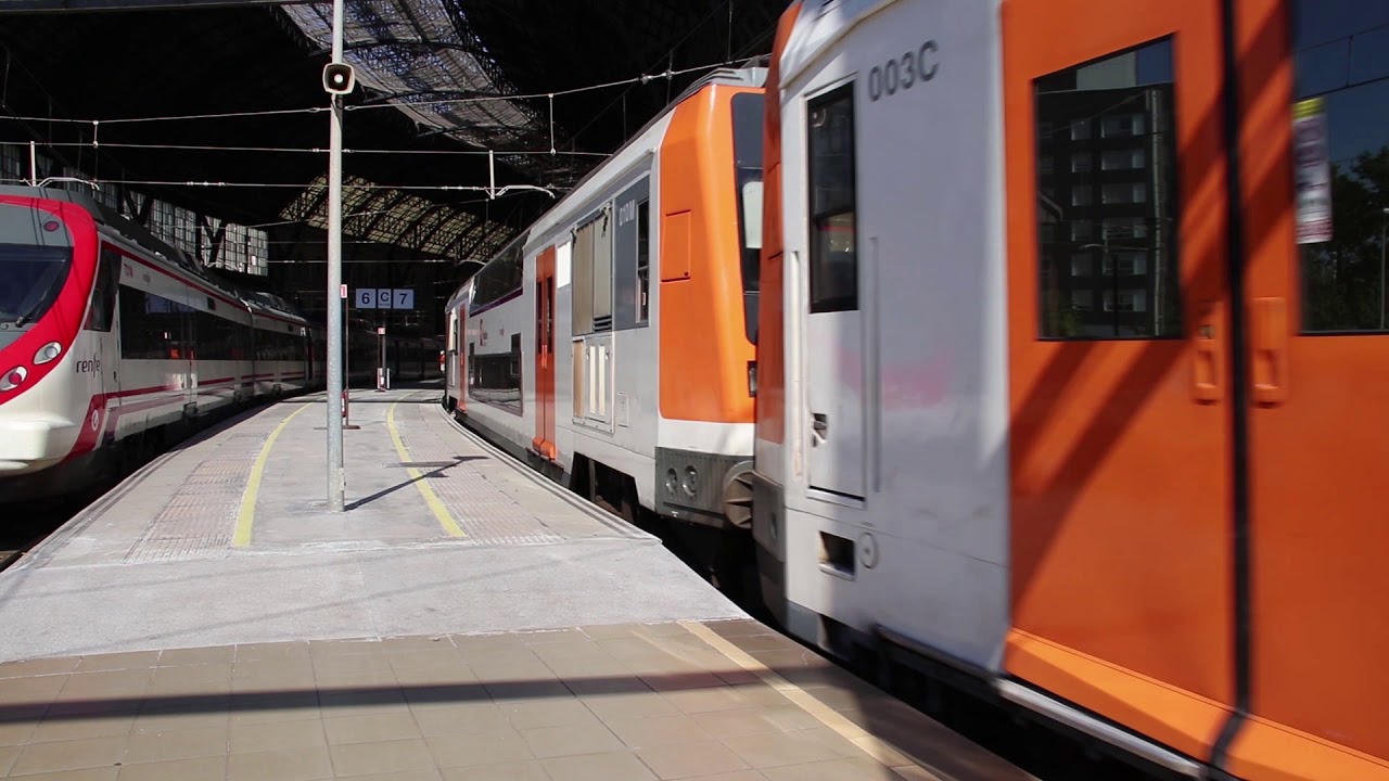 Barcelona, Station Estació de França; vertrek trein (20190522) (1)