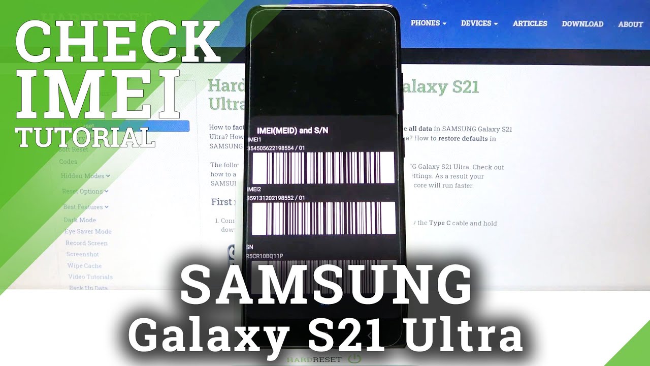 เช็ค serial number samsung  New Update  How to Locate IMEI \u0026 Serial Number in SAMSUNG Galaxy S21 Ultra - IMEI Status