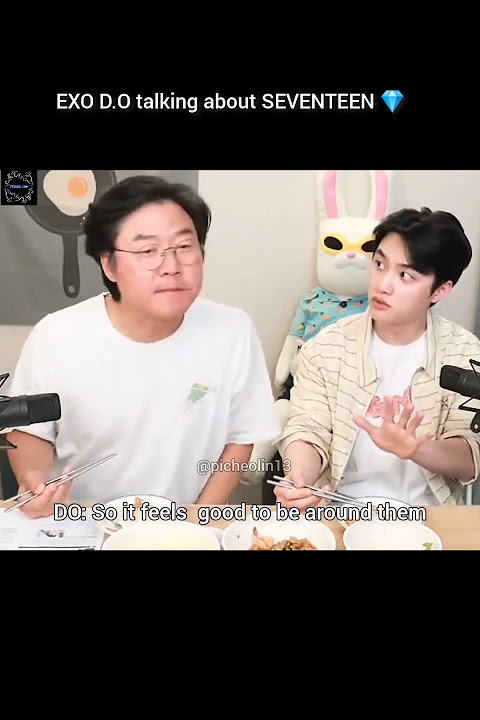D.O: they are very cheerful ❤️ #seventeen #exo #napd #kyungsoo