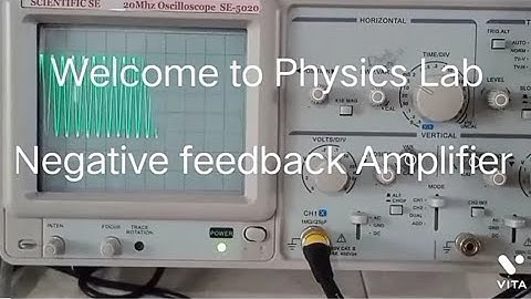 Negative Feedback Amplifier