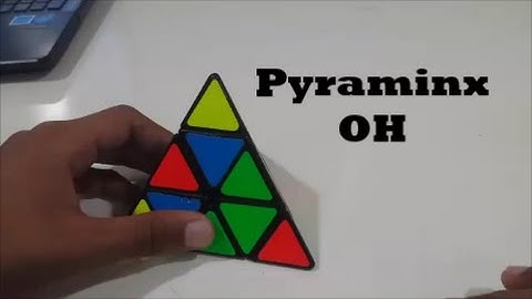 Challenge - Solving a Pyraminx One-Handed!