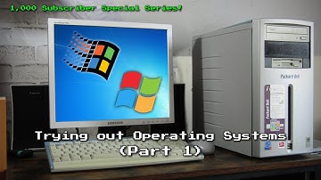 Trying out different Operating Systems on the 2003 Packard Bell PC (1K Sub Special Part 1)