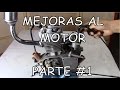 Parte #1 Tutorial de Mejoras al Motor De Bicimoto | Cigueñal, Baleros y Tornilleria