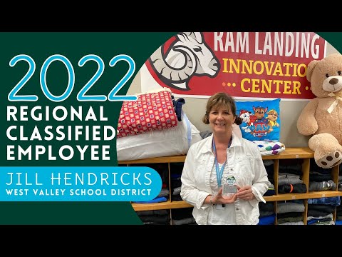 ESD 105 Regional Classified Employee of the Year for 2022-23 -- Jill Hendricks!