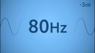 80 Hz Test Tone