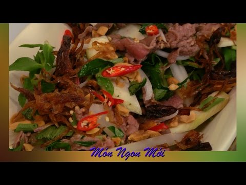 Video Uyen Thy's Cooking - Gỏi Bò Nhúng Me - youtube