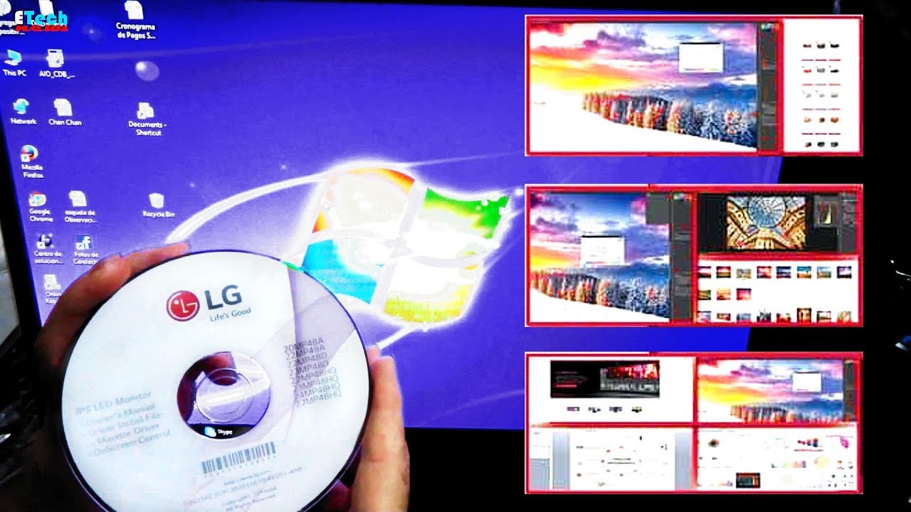 LG monitor Onscreen control with Screen Split a Full Review YouTube