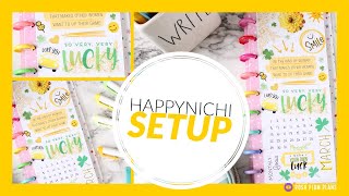 HAPPYNICHI | March 2020 Planner Setup | Happinichi Bullet Journal | Bujo Setup