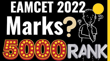 EAMCET 2024 || How many marks required to get 5000 rank?TS EAMCET 2022|| Ap EAPCET 2022|| DR BUDDIES