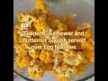 LOOK at this golden cauliflower.  Perfectly roasted with butternut squash  #cauliflower