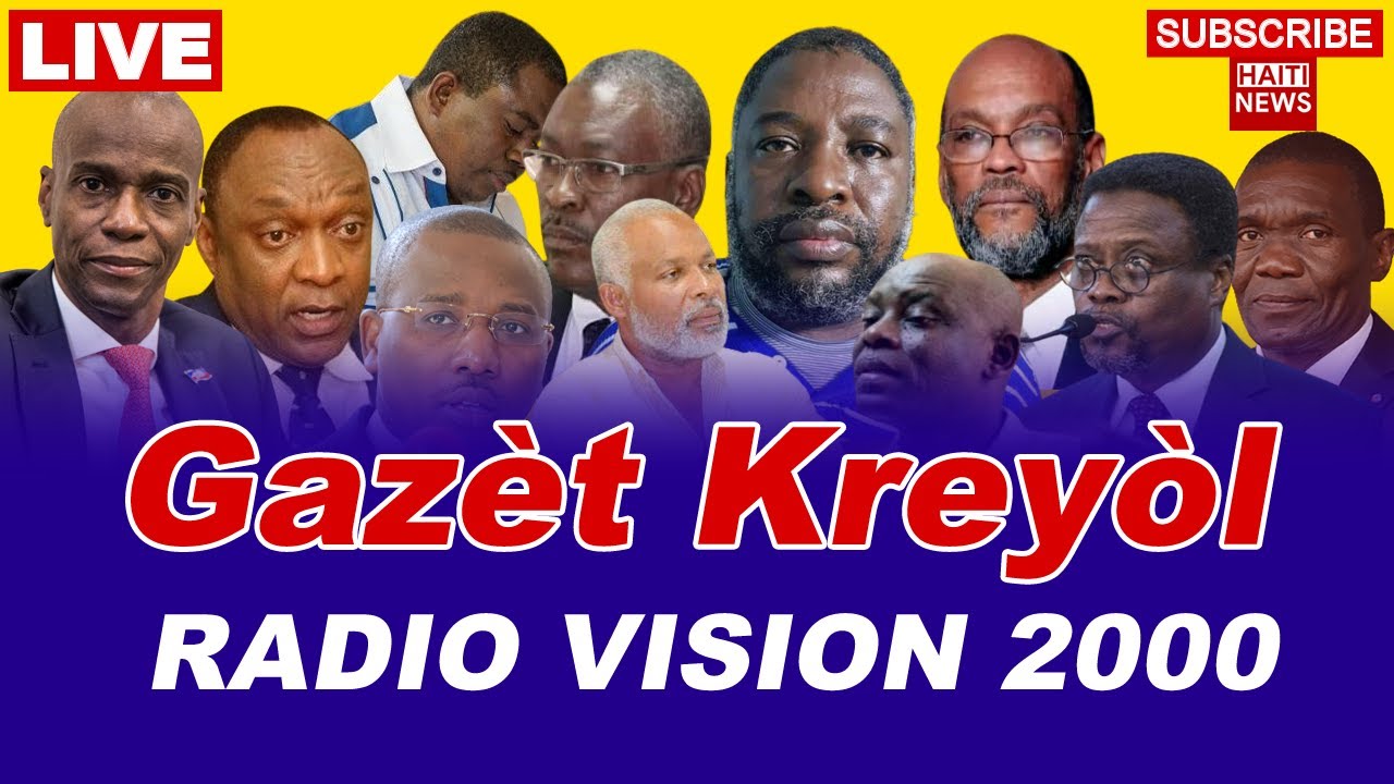 Live Gazèt Kreyòl Jounal Midi Radio Vision 2000 Nouvelle Haiti Jodia En Direct 14 Novembre