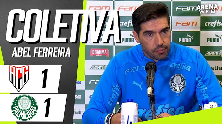 COLETIVA ABEL FERREIRA | AO VIVO | Atlético-GO 1 x 1 Palmeiras - Brasileirão 2022