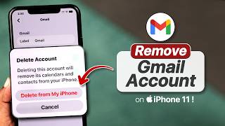 How to Remove Gmail Account from iPhone 11/ Pro/ Max Mail App! @Fix.369