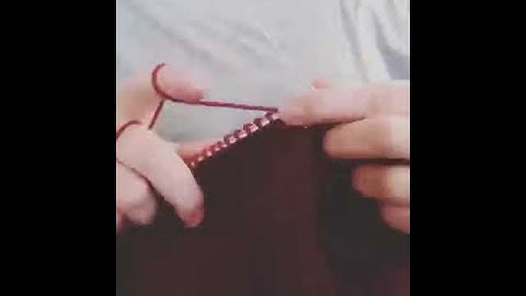 The Coolest Knitting Timelapse