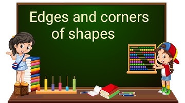 Edges and corners of shapes | Shapes concept for kids | English | Class 3