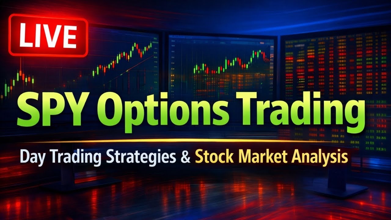 🚀LIVE Trading SPY Options | Stock Market Live & 1 Minute Scalping Strategies | Stock Market Crash?