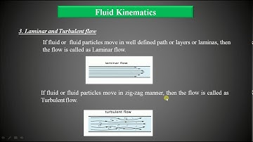 Fluid Kinematics and Types of flow