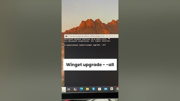 Boost Your PC Performance Instantly with winget Upgrade--all command #zestro #tips #tipsandtricks