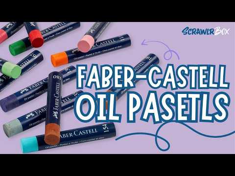 Faber Castell Oil Pastel Techniques To Try | Creating Art With The #131 ScrawlrBox