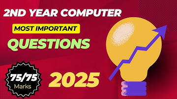 2nd year computer guess paper 2021