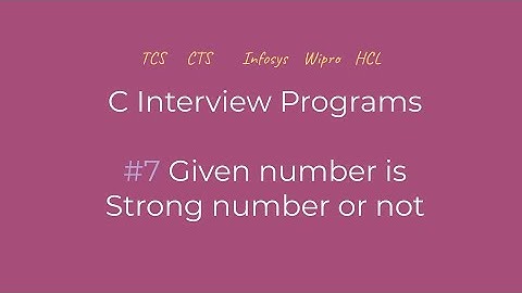 Strong Number Program in C++ (Tamil) | C Interview Programs | Logic First Tamil