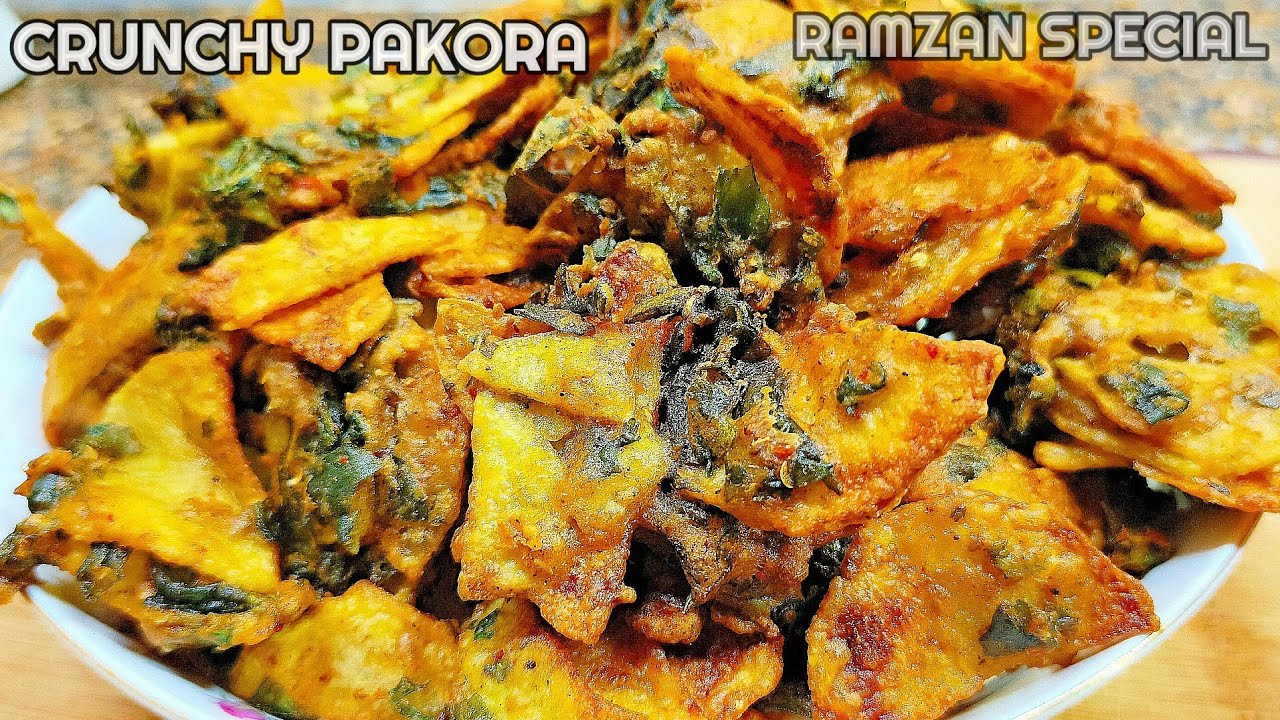 Crispy Pakora Recipe | Ramzan Special Iftar Pakoray | Super Crunchy Pakora | Cooking With Ruhma