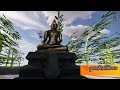 Buddha statue using SketchUp and rendered with Enscape