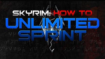 Skyrim [How to]: Unlimited Sprint