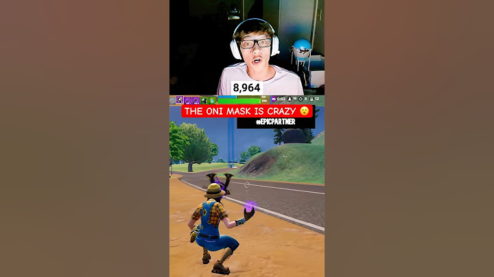 The oni mask is crazy 😮 #gaming #fortnite #fortniteclips