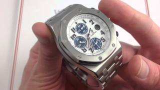 Audemars Piguet Royal Oak Offshore Themes "Navy" Luxury Watch Review screenshot 4